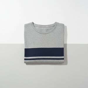 Old Navy Gray and Navy Short Sleeve Tee